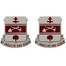 317th Engineer Battalion Unit Crest (By Industry and Honor)